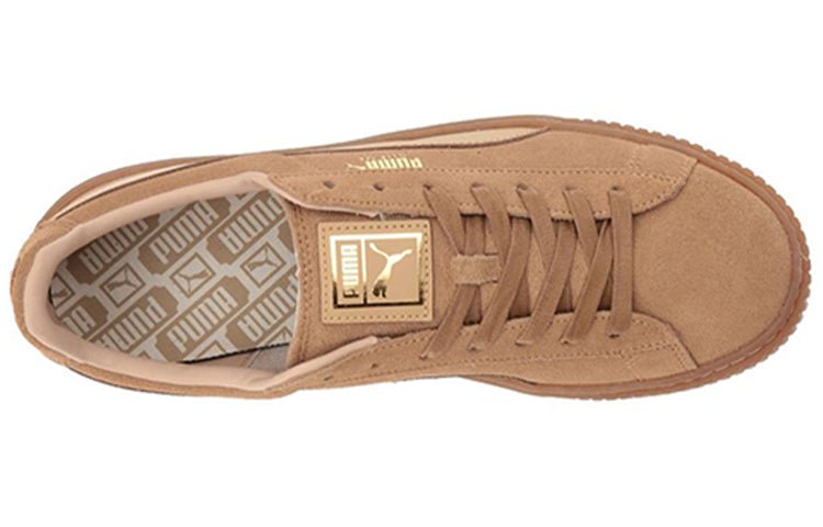 (WMNS) PUMA Suede Platform 'Brown' 363559-03 - Image 4