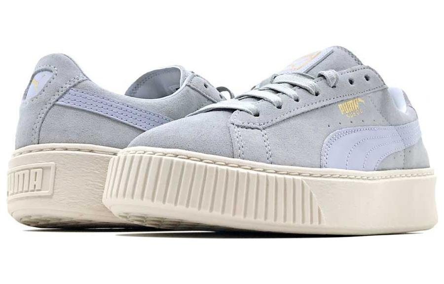 (WMNS) PUMA Suede Platform 'Blue' 363559-04 - Image 3