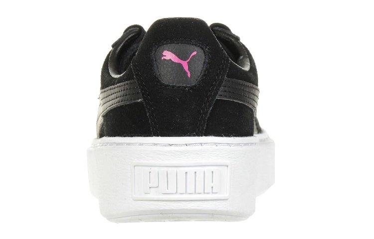 PUMA Suede Platform Jr Casual Shoes Black 363663-01 - Image 5