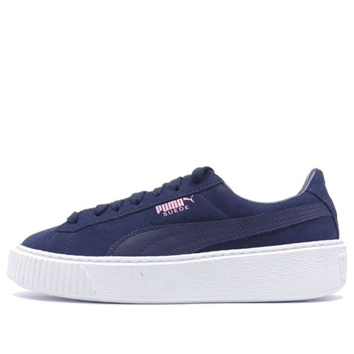 (GS) PUMA Suede Platform 'Peacoat' 363663-03