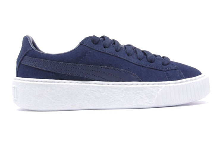 (GS) PUMA Suede Platform 'Peacoat' 363663-03 - Image 2