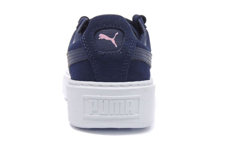 (GS) PUMA Suede Platform 'Peacoat' 363663-03 - Image 4