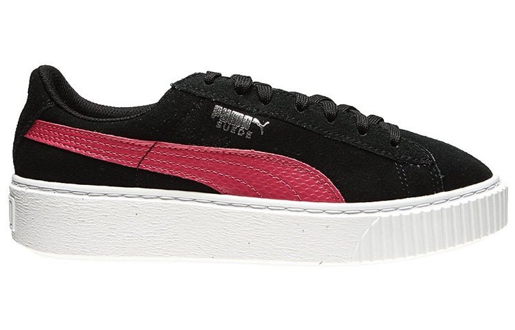 PUMA Suede Platform Snake 'Black Pink' 363906-01 - Image 2