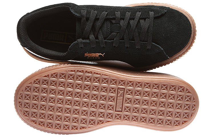 PUMA Suede Platform Sneakers 'Black Brown' 363906-02 - Image 4