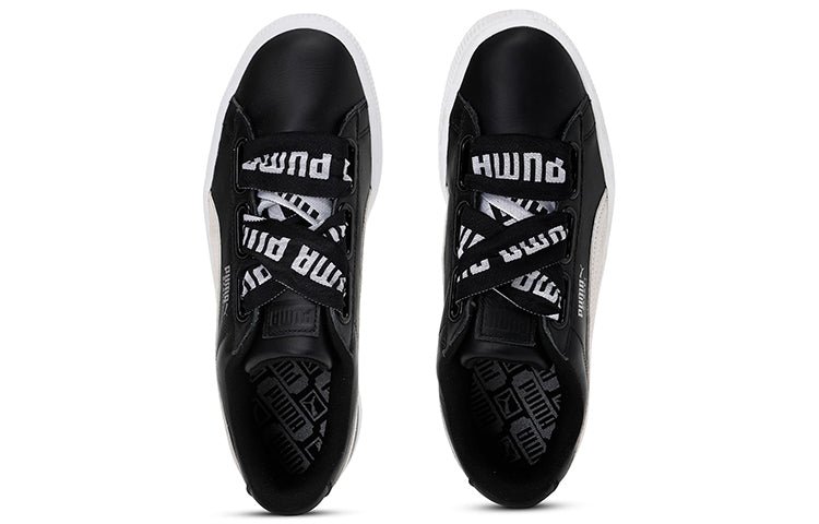 (WMNS) PUMA Basket Heart De Black 364082-01 - Image 4