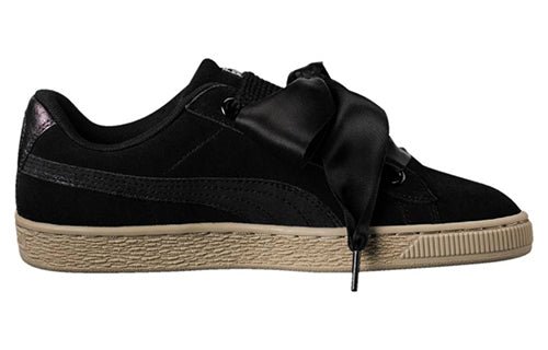 (WMNS) PUMA Suede Heart 'Safari - Black' 364083-03 - Image 2