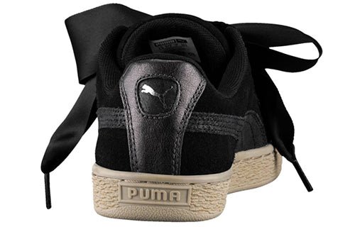 (WMNS) PUMA Suede Heart 'Safari - Black' 364083-03 - Image 5