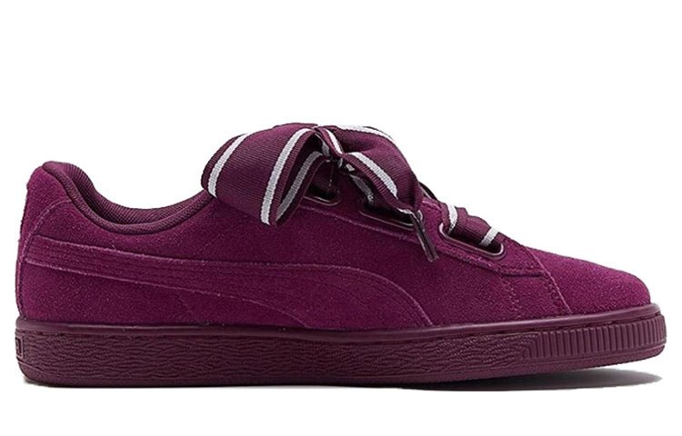 (WMNS) PUMA Suede Heart Satin 2 'Dark Purple' 364084-02 - Image 2