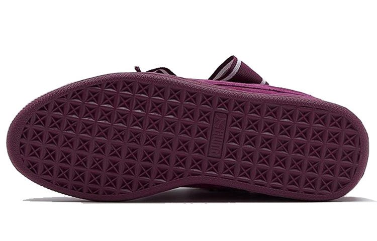 (WMNS) PUMA Suede Heart Satin 2 'Dark Purple' 364084-02 - Image 4