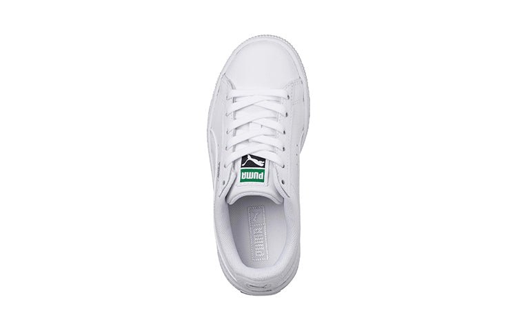 (GS) PUMA Basket Classic JR White 364503-04 - Image 4
