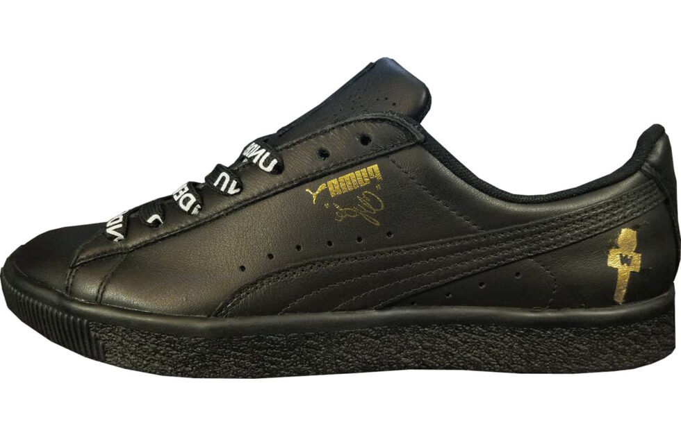 PUMA Clyde Core Leather Foil 364669-04 - Image 2
