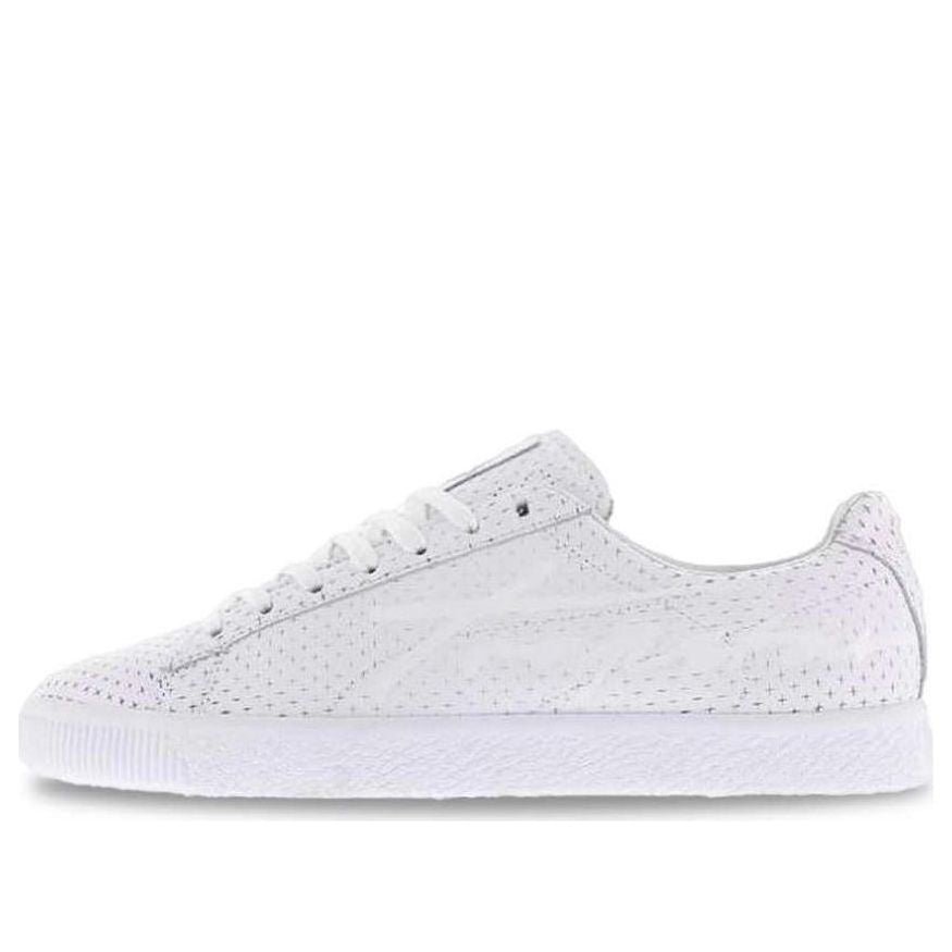(WMNS) PUMA x Clyde Perforated Trapstar Shoes 'White' 364714-03
