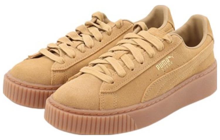 (WMNS) PUMA Suede Platform SD 'Oatmeal' 364718-01 - Image 3