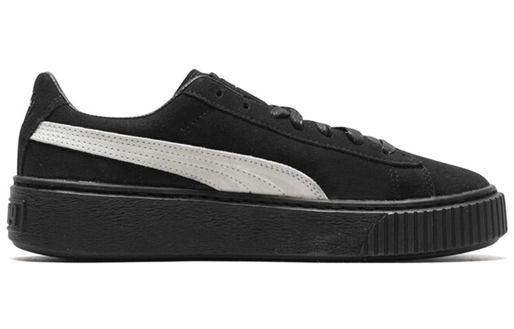 (WMNS) PUMA Suede Skate shoes 'Black White' 364718-03 - Image 2