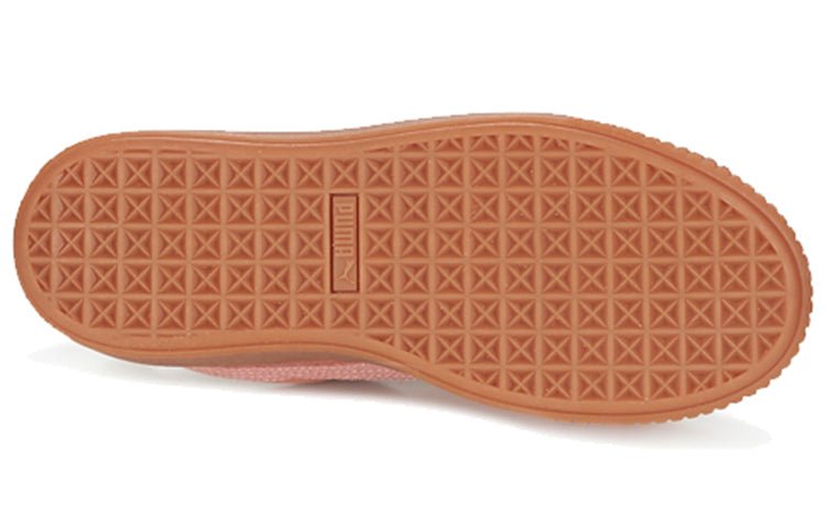 (WMNS) PUMA Suede Platform 'Pink Brown' 365109-02 - Image 5