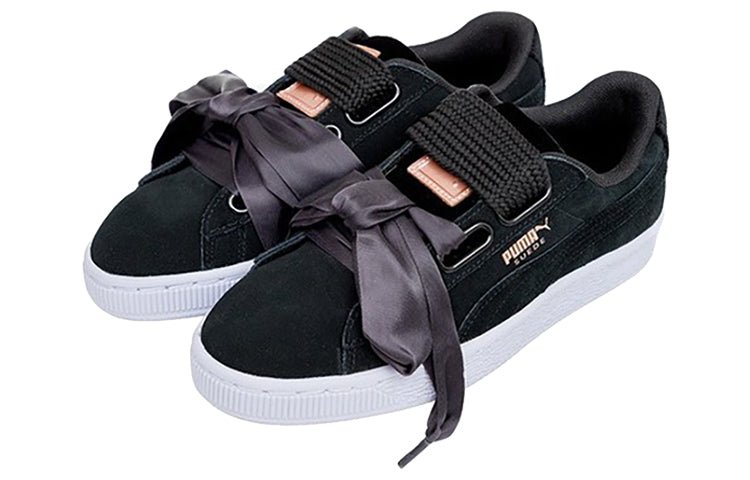 (WMNS) PUMA Suede Heart Vr Black/White 365111-02 - Image 2