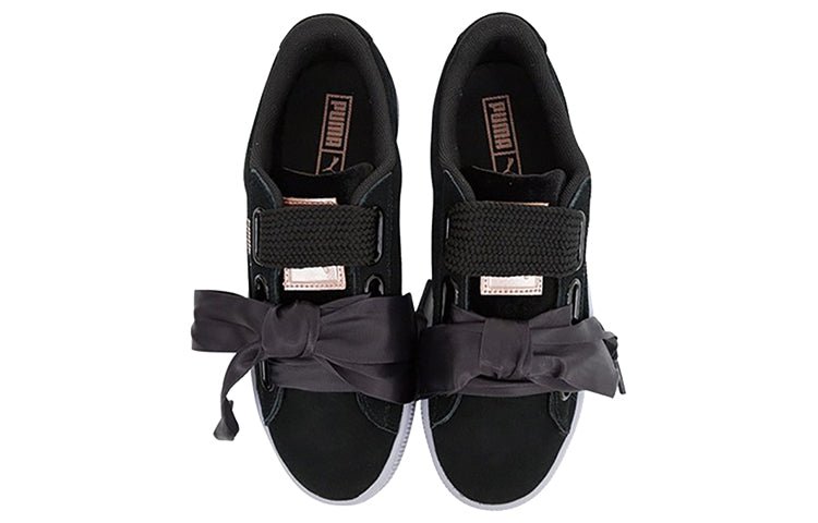 (WMNS) PUMA Suede Heart Vr Black/White 365111-02 - Image 3