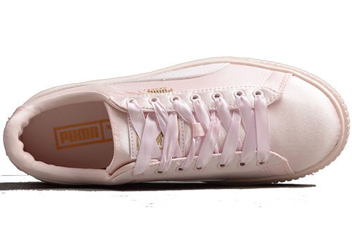 (GS) PUMA Basket Platform Tween 'Pearl' 365133-01 - Image 5
