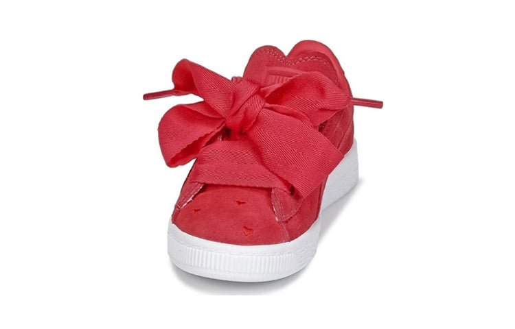 (PS) PUMA Suede Heart Ps Sneakers Red 365136-01 - Image 3