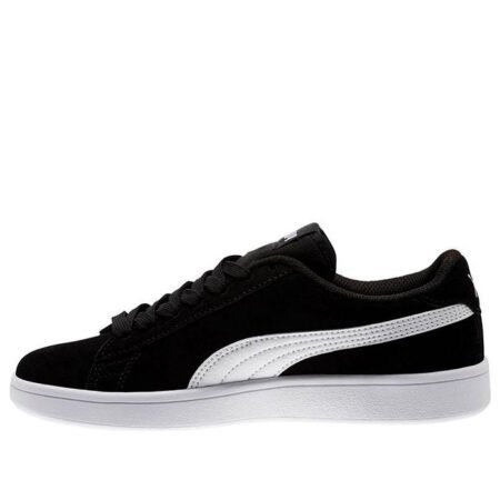 PUMA Smash V2 Suede Jr White/Black 365176-01