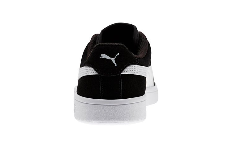 PUMA Smash V2 Suede Jr White/Black 365176-01 - Image 3