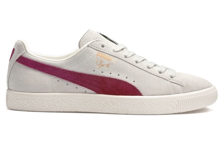 PUMA Clyde 'From The Archive - Vaporous Grey Red Dahlia' 365319-01 - Image 2