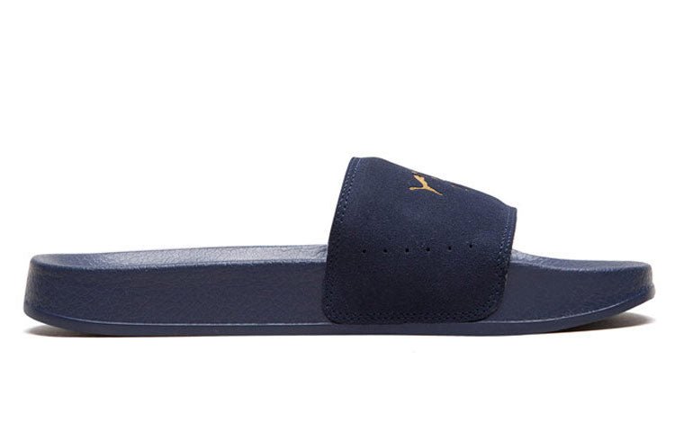 PUMA Leadcat Suede Slippers Blue 365758-02 - Image 2