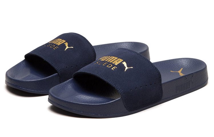 PUMA Leadcat Suede Slippers Blue 365758-02 - Image 3