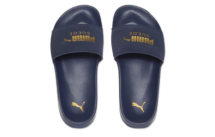 PUMA Leadcat Suede Slippers Blue 365758-02 - Image 4