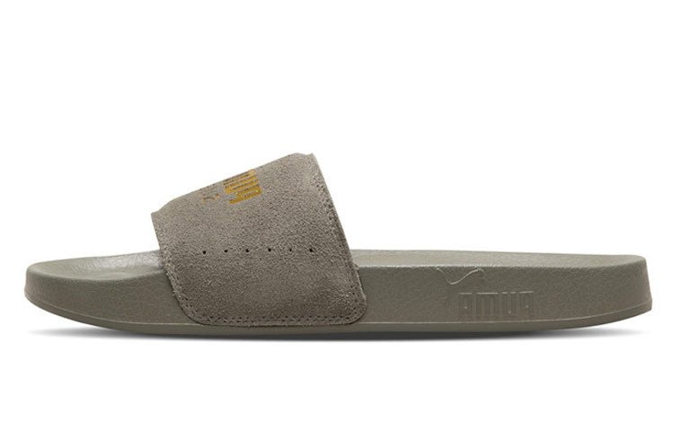 PUMA Leadcat Suede Slippers Grey 365758-03 - Image 2