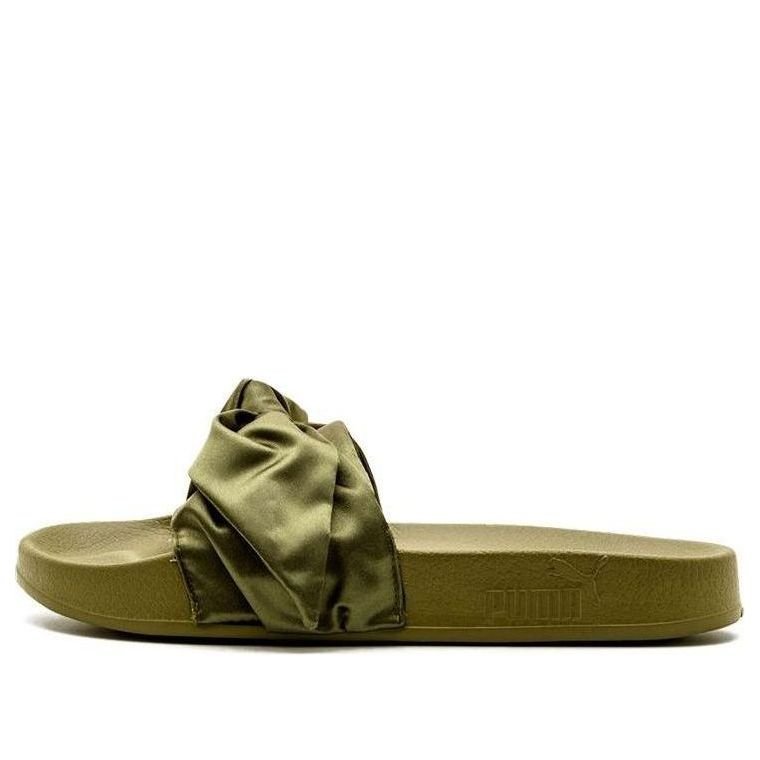 (WMNS) PUMA Fenty x Bow Slide 'Olive' 365774-01