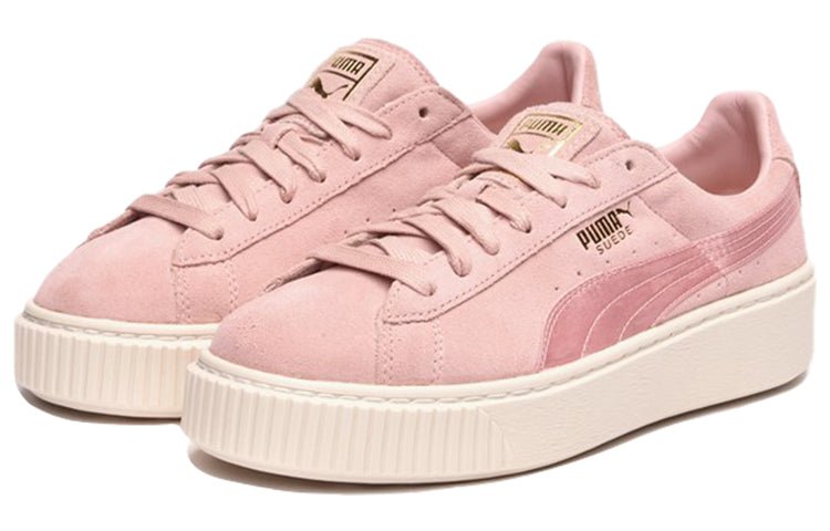 (WMNS) PUMA Suede Platform Satin 'Pink' 365828-03 - Image 2