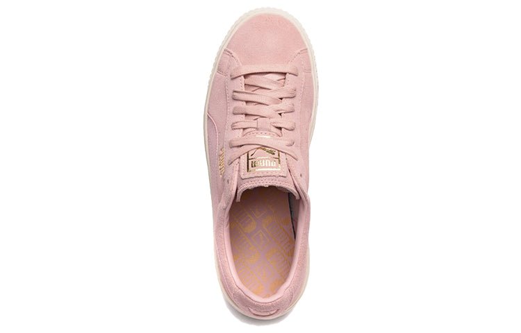 (WMNS) PUMA Suede Platform Satin 'Pink' 365828-03 - Image 3