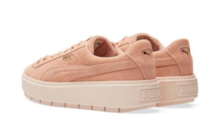 (WMNS) PUMA Suede Platform Trace Pink 365830-05 - Image 4