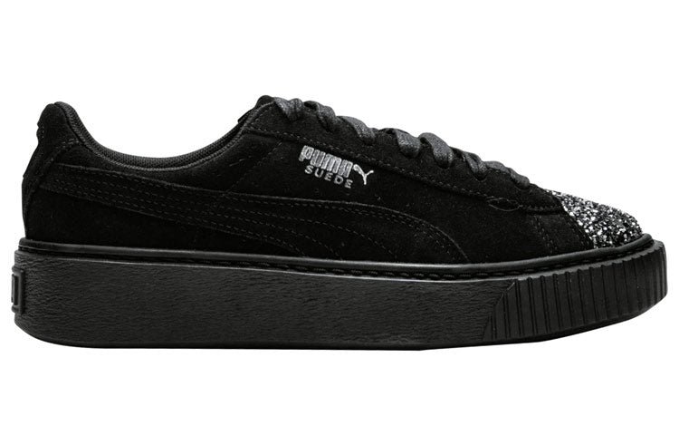 (WMNS) PUMA Suede Platform 'Crushed Gem - Black' 365866-01 - Image 2