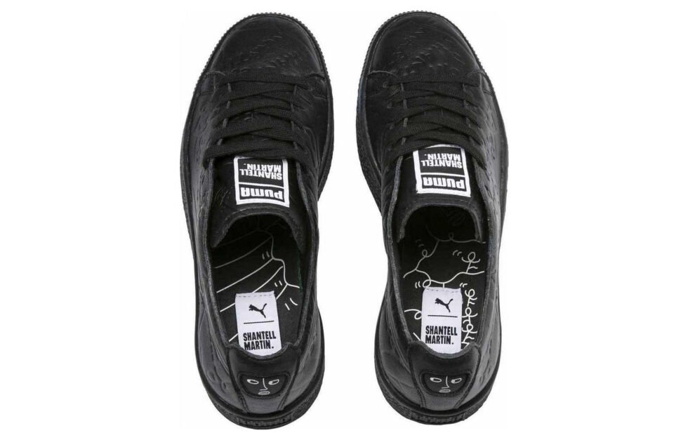 (WMNS) PUMA Shantell Martin x Suede 'Black Low-Top' 365896-01 - Image 3
