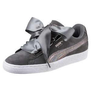 (WMNS) PUMA Suede Heart LunaLux 'Smoked Pearl' 366114-01 - Image 3