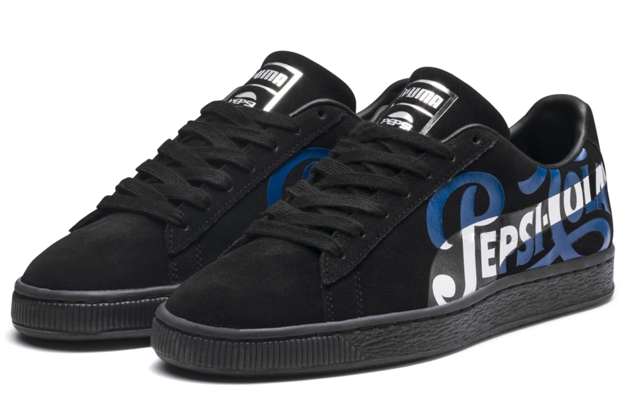 PUMA Pepsi x Suede Classic 'Black' 366332-02 - Image 3