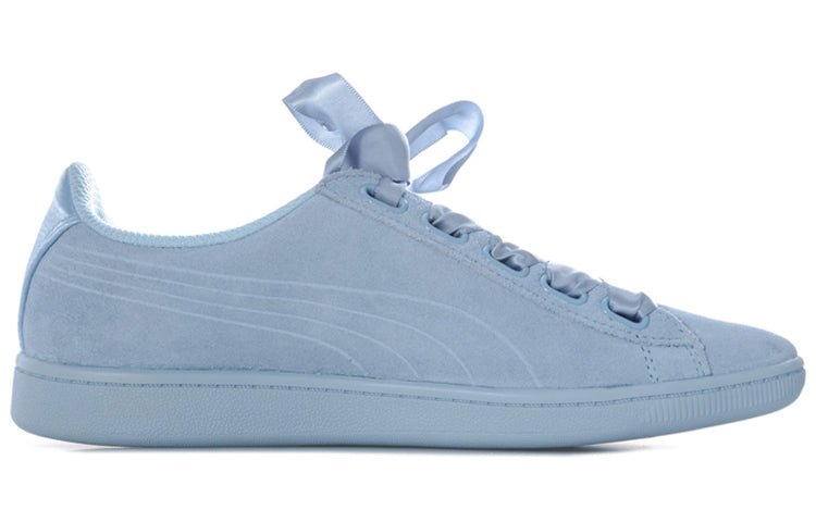 (WMNS) PUMA Vikky Ribbon Satin For Blue 366416-04 - Image 2