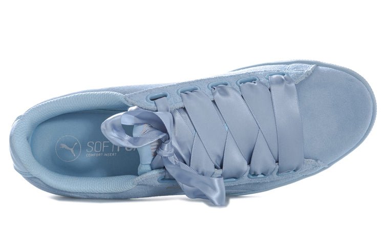 (WMNS) PUMA Vikky Ribbon Satin For Blue 366416-04 - Image 3