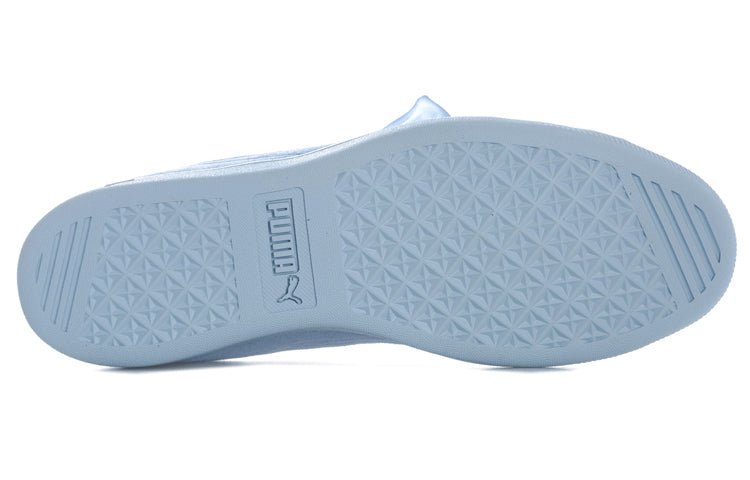 (WMNS) PUMA Vikky Ribbon Satin For Blue 366416-04 - Image 4