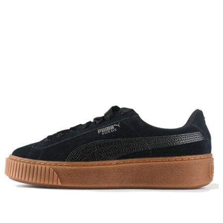 (WMNS) PUMA Suede Platform 'Bubble - Black' 366439-01