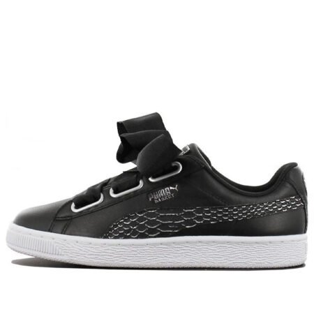 (WMNS) PUMA Basket Heart Oceanaire 'Black' 366443-01