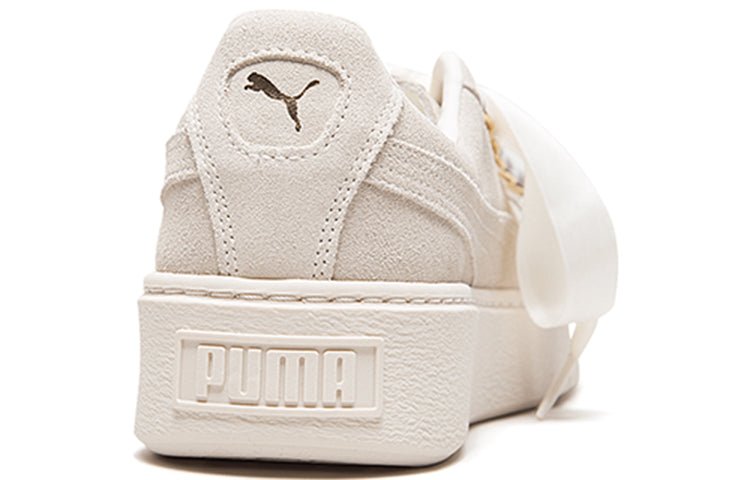 (WMNS) PUMA Suede Platform Bling 'Beige' 366688-02 - Image 5