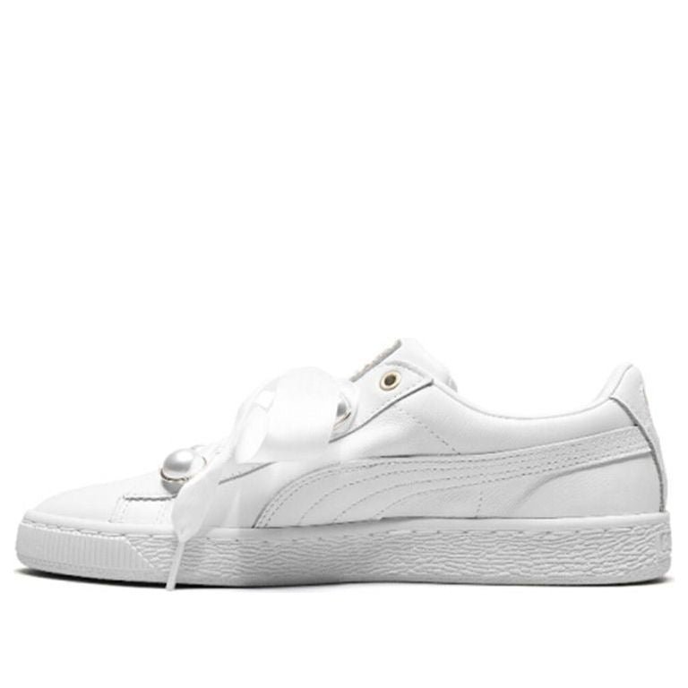 (WMNS) PUMA Suede Platform Bling 'White' 366732-01
