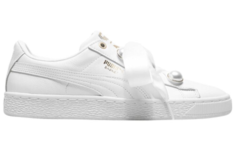 (WMNS) PUMA Suede Platform Bling 'White' 366732-01 - Image 2