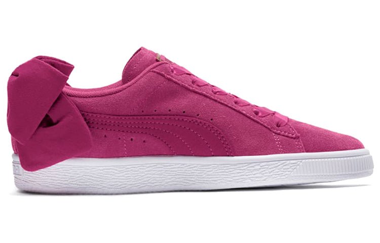 (WMNS) PUMA Suede Bow Pink/Purple 366779-03 - Image 2