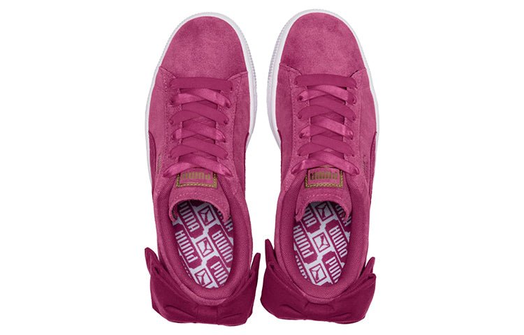 (WMNS) PUMA Suede Bow Pink/Purple 366779-03 - Image 3
