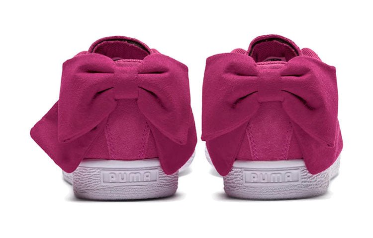 (WMNS) PUMA Suede Bow Pink/Purple 366779-03 - Image 4