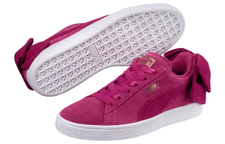 (WMNS) PUMA Suede Bow Pink/Purple 366779-03 - Image 5